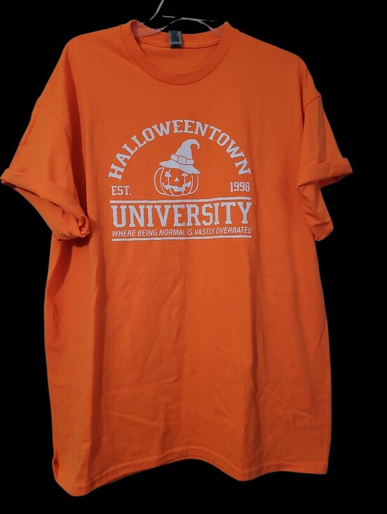 Gildan Other - Custom Disney Halloweentown University Orange Graphic Tee